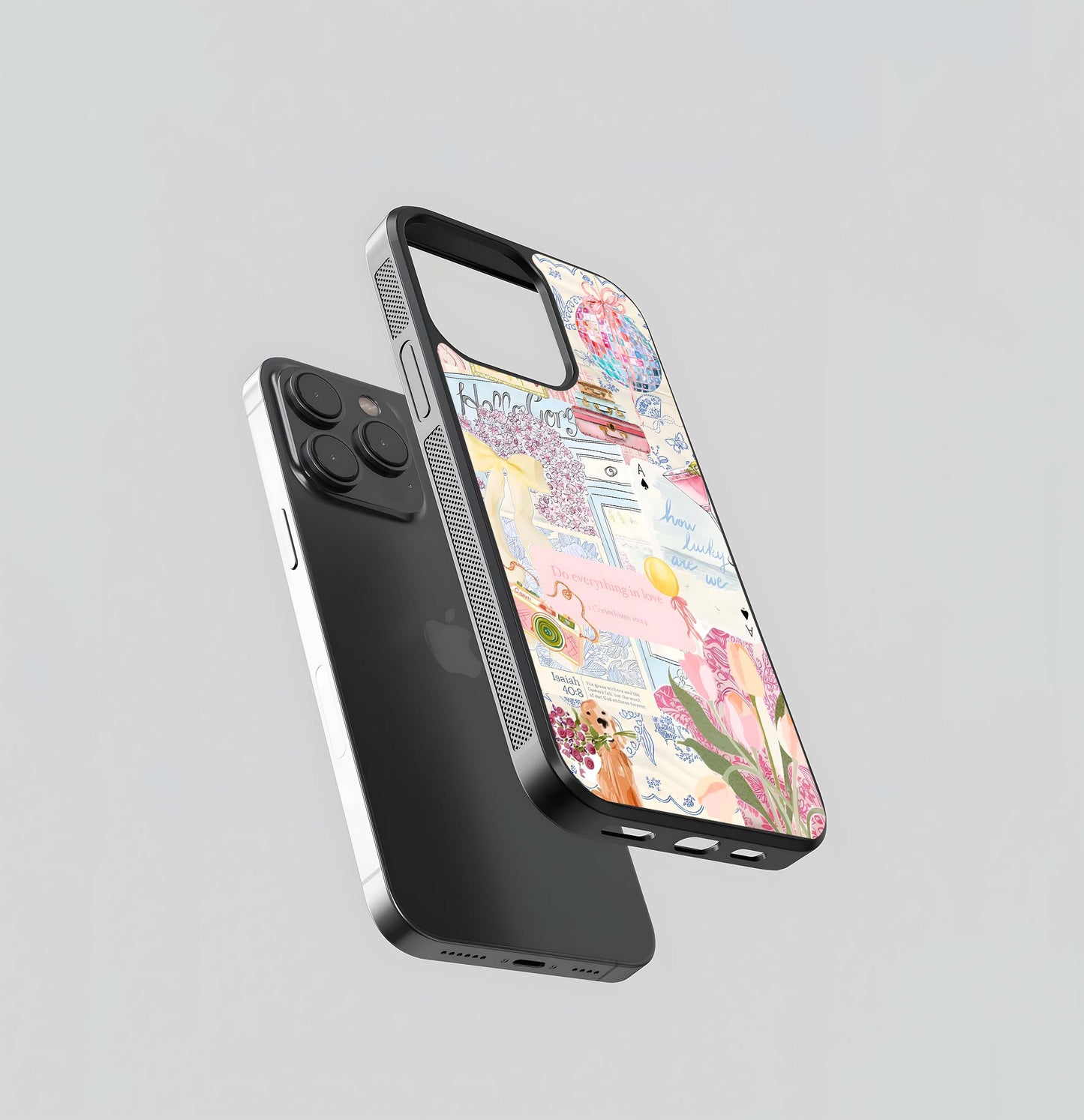 Girly Quotes Disco Ball Glass Case