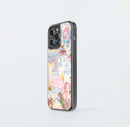 Girly Quotes Disco Ball Glass Case