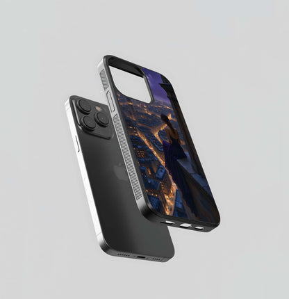 City Solitude at Dusk Glass Case