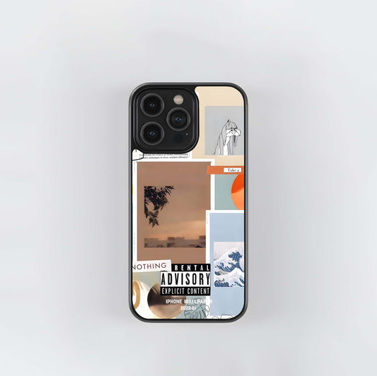 Artsy Polaroid Vibes Glass Case