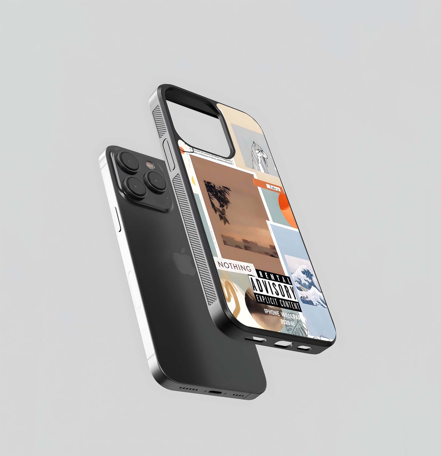 Artsy Polaroid Vibes Glass Case