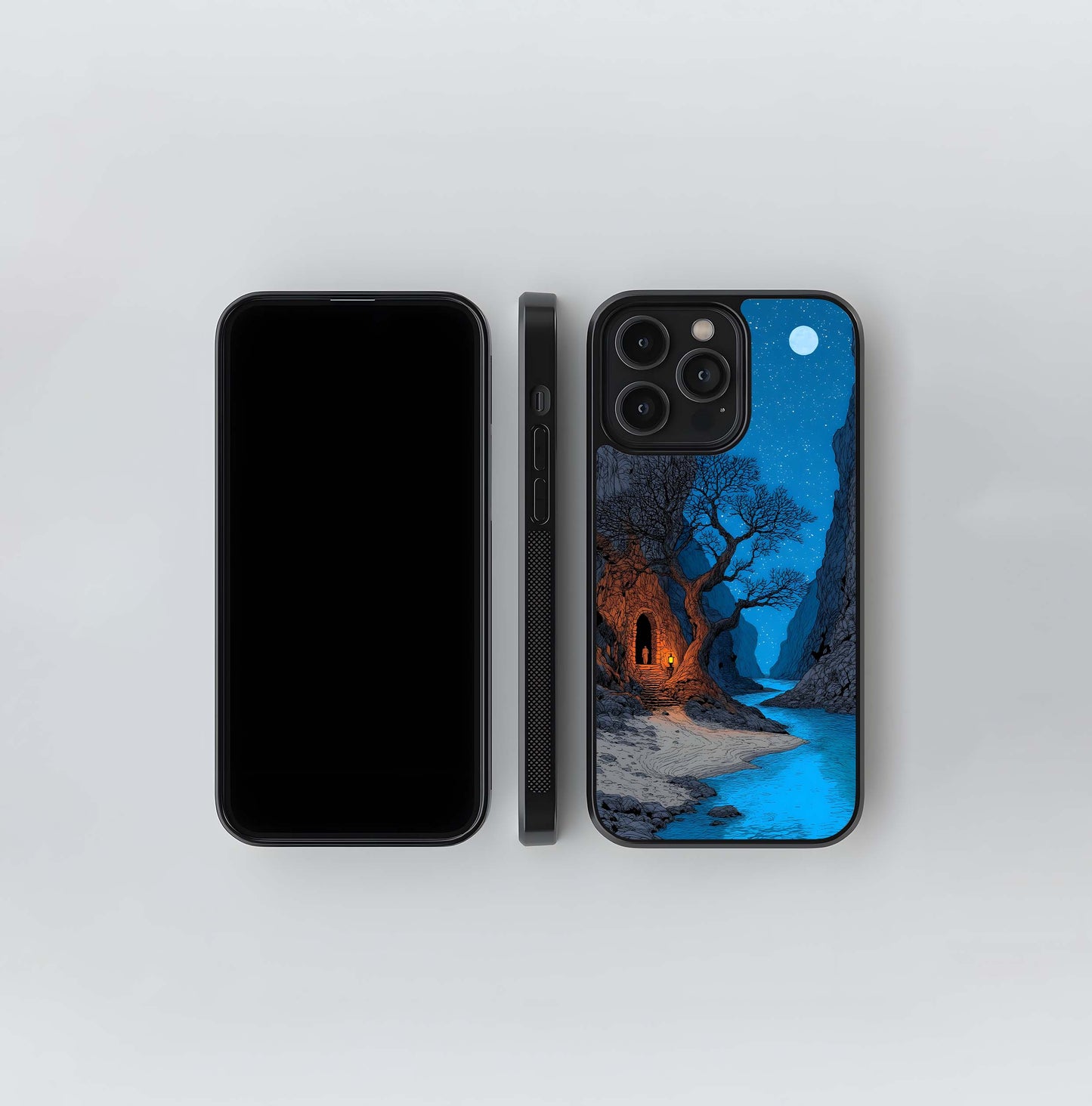 Mystic Moon Path Glass Case