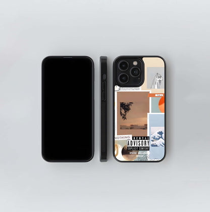 Artsy Polaroid Vibes Glass Case