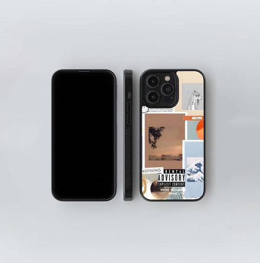Artsy Polaroid Vibes Glass Case