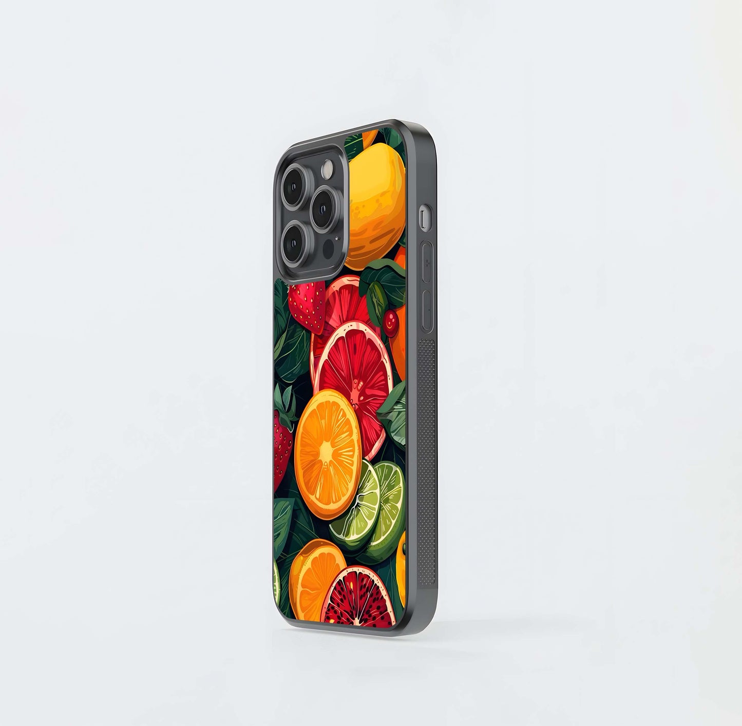 Multiple Fruits Glass Case