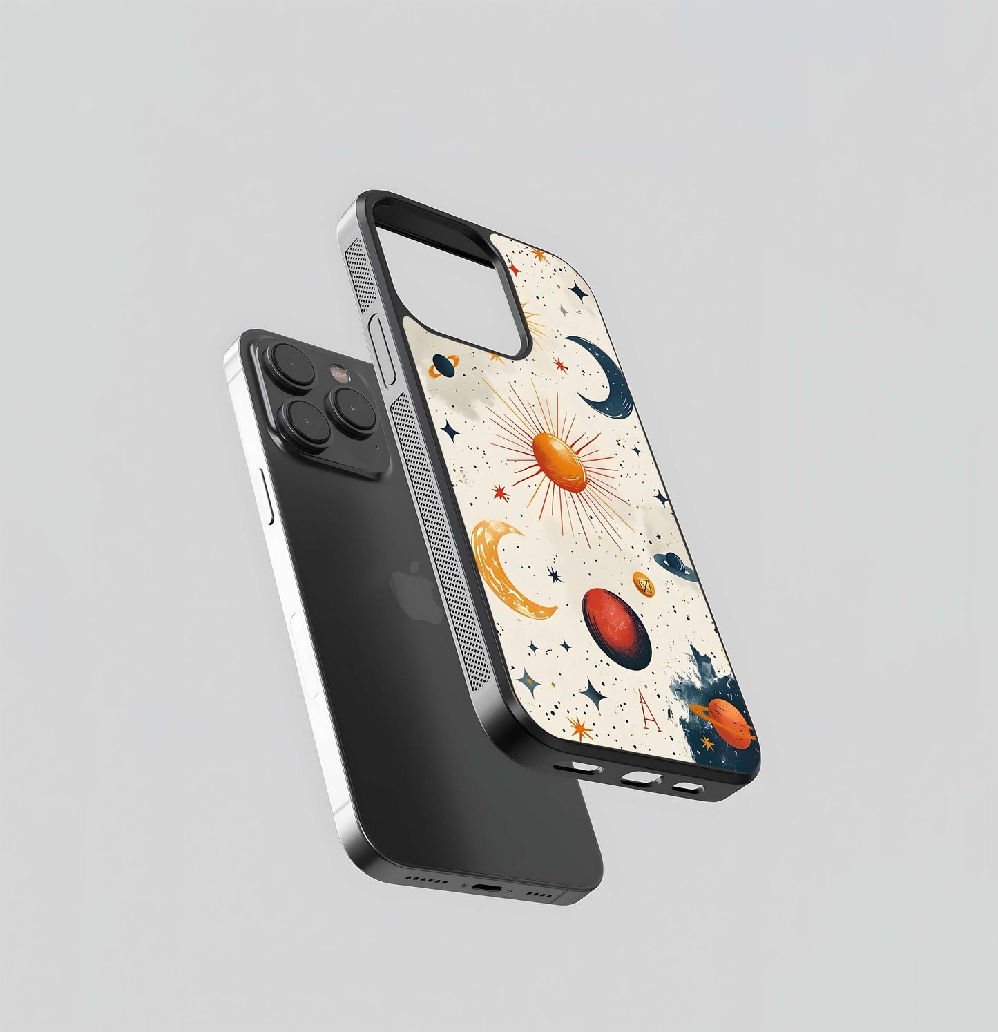 Astrology Sun & Monn Glass Case