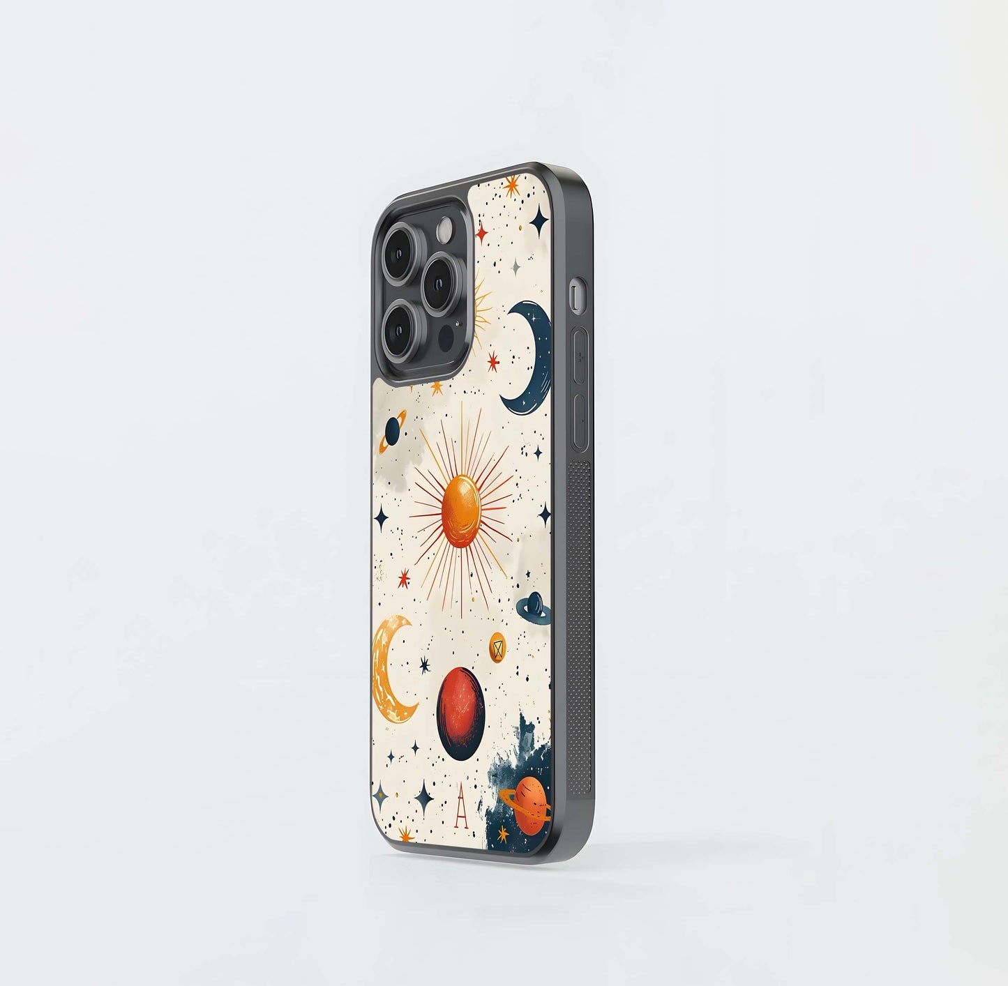 Astrology Sun & Monn Glass Case