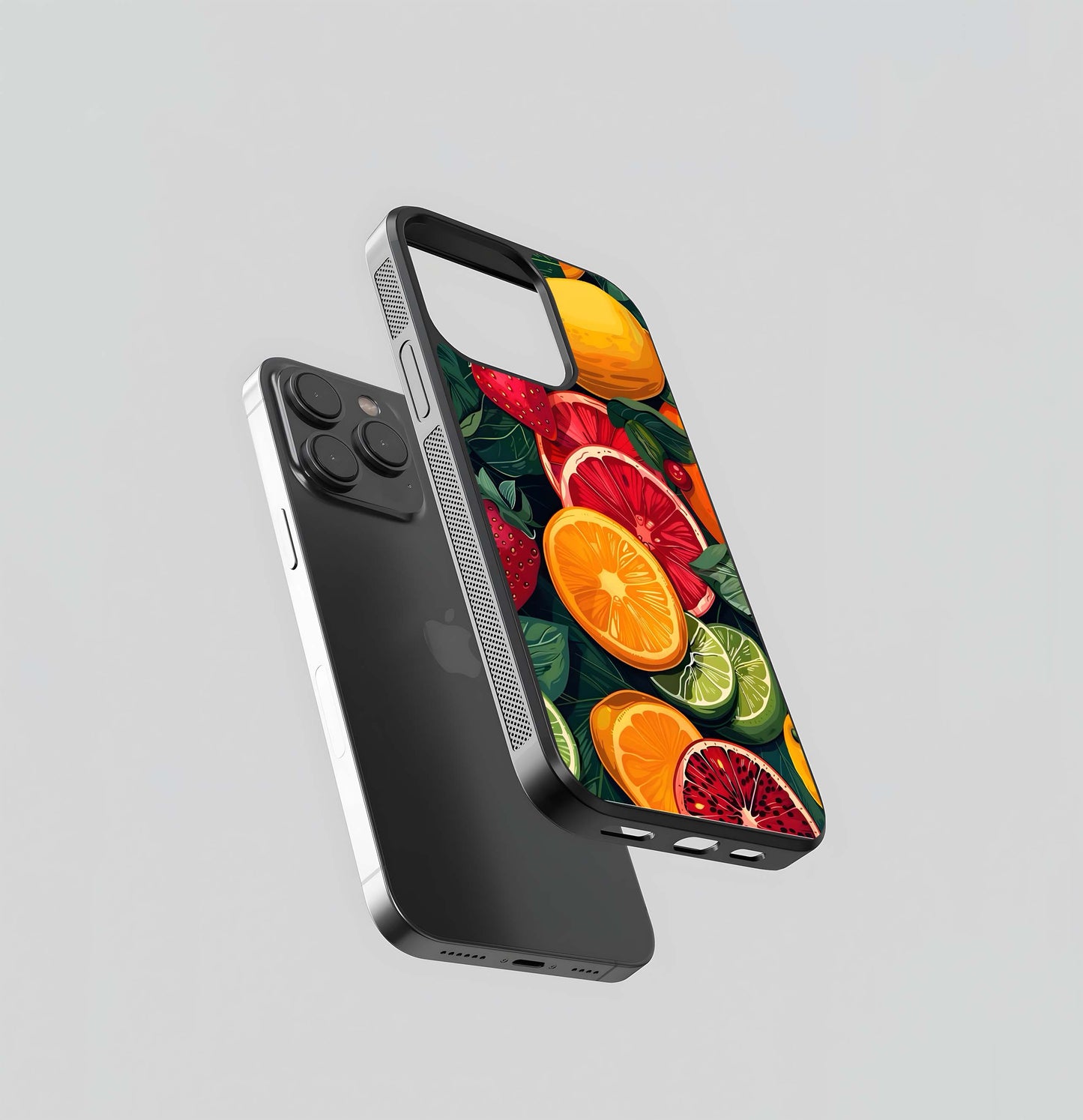 Multiple Fruits Glass Case