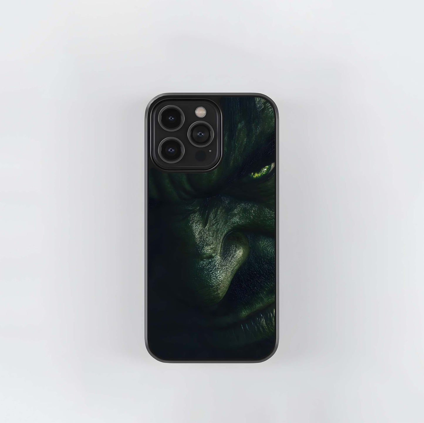 Close-up Hulk Face Glass Case