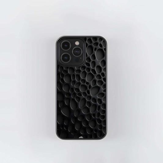 Dark Organic Mesh Glass Case