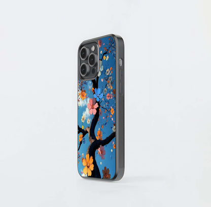 Blossom Dream Sky Glass Case