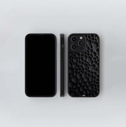 Dark Organic Mesh Glass Case