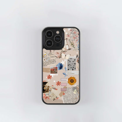 Aesthetic Butterfly Glass Case / Cover