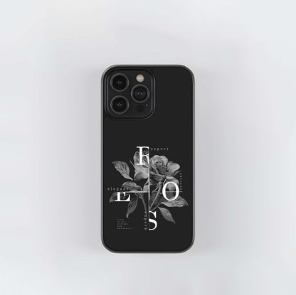 Elegant Flores Type Glass Case