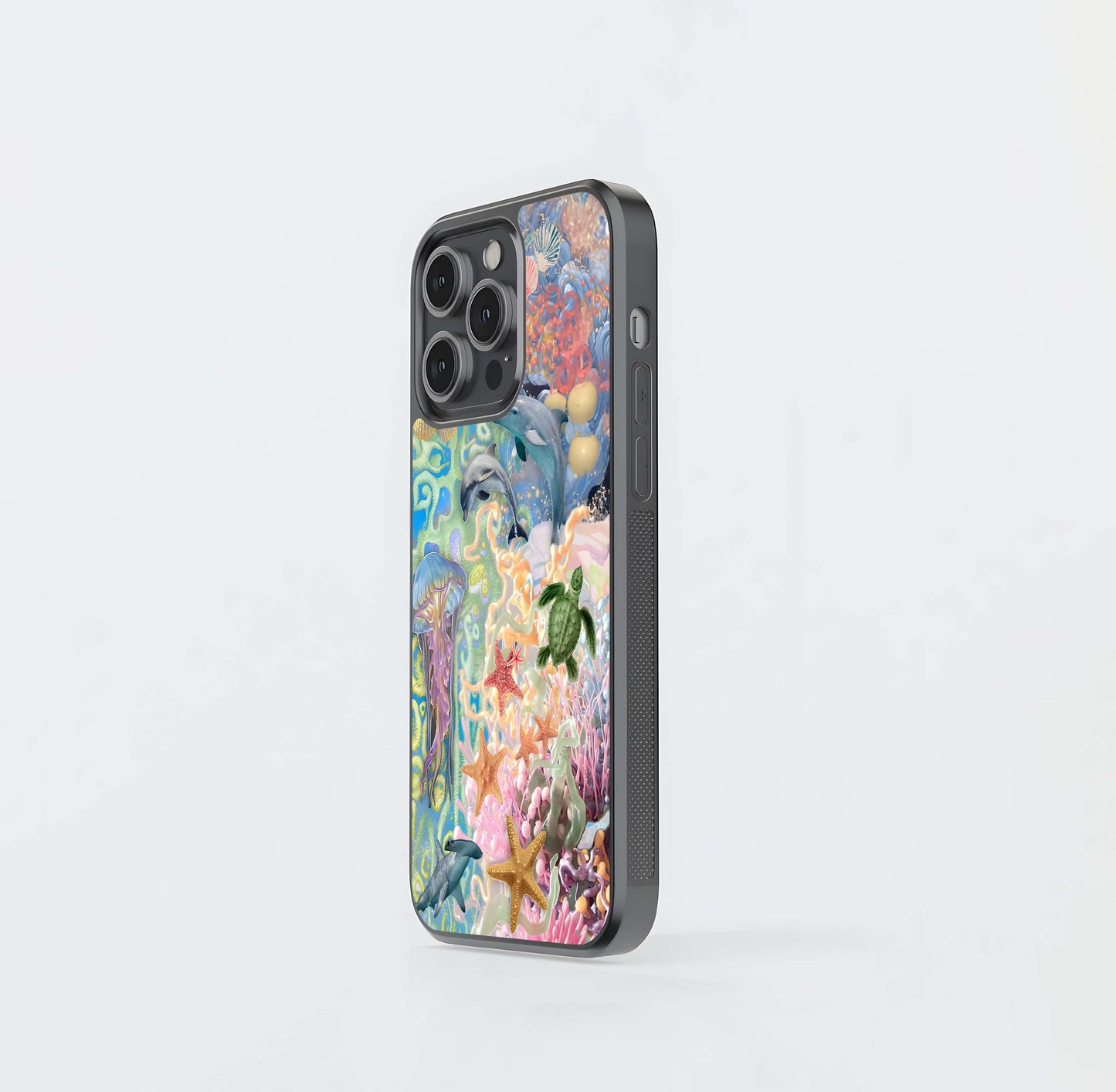 Ocean Bloom Magic Glass Case