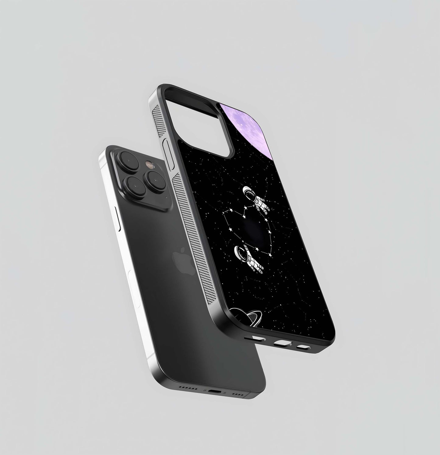 Astronaut Love Lines Glass Case