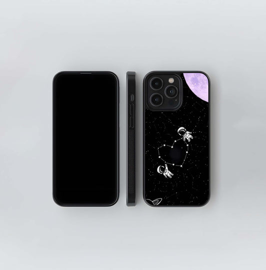 Astronaut Love Lines Glass Case