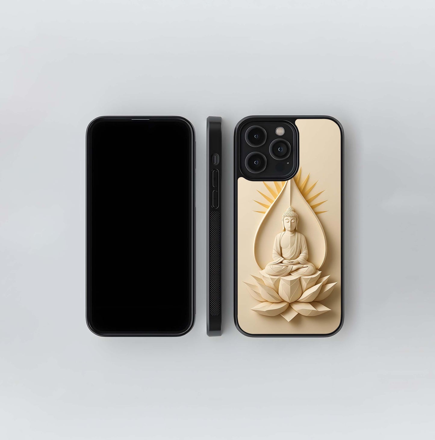 Lotus Enlightenment Glass Case