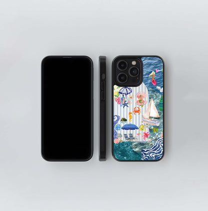 Ocean-inspired summer Glass Case