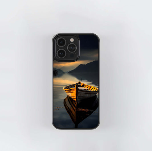 Golden Hour Boat Glass Case