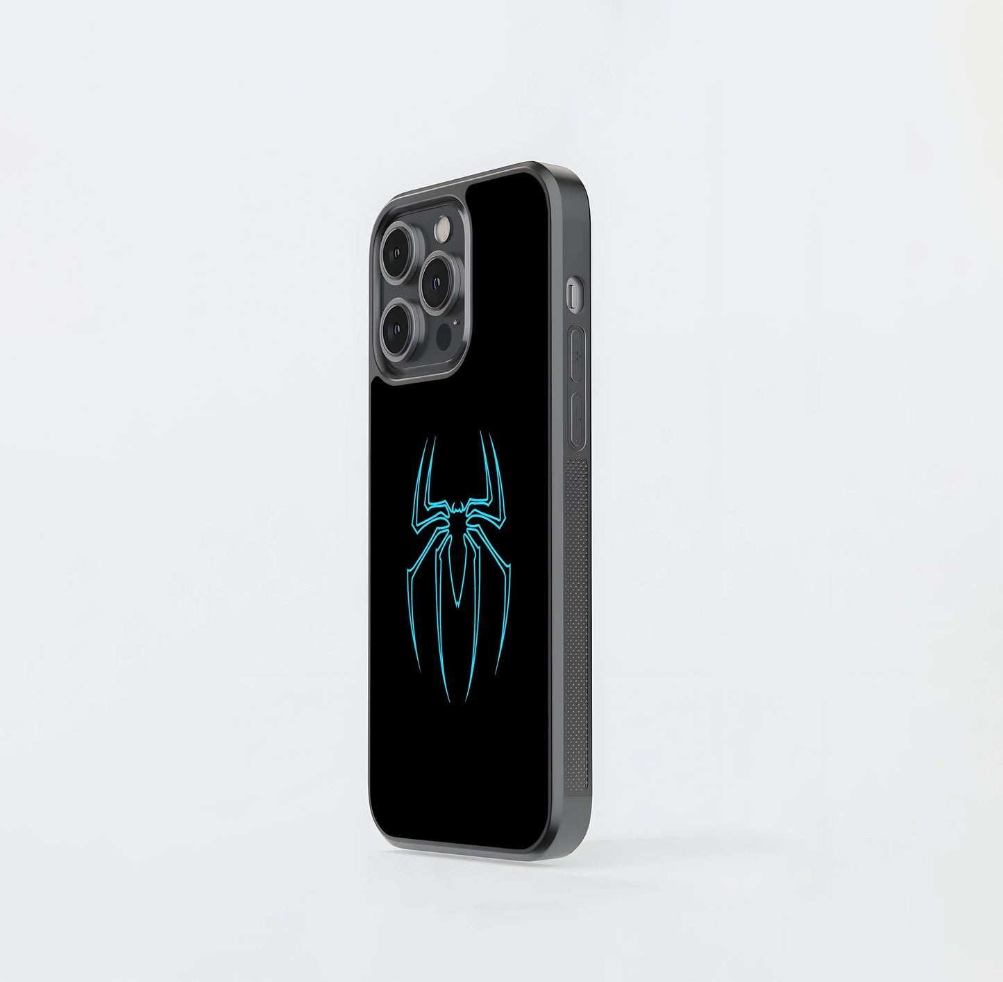 Neon Spider Glow Glass Case
