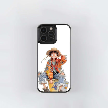 Luffy Streetwear Art Glass Case
