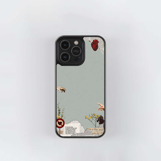 Newspaper Aesthetic Glass Case