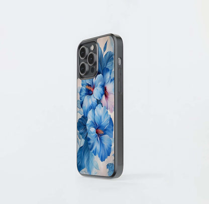 Ocean Hibiscus Grace Glass Case