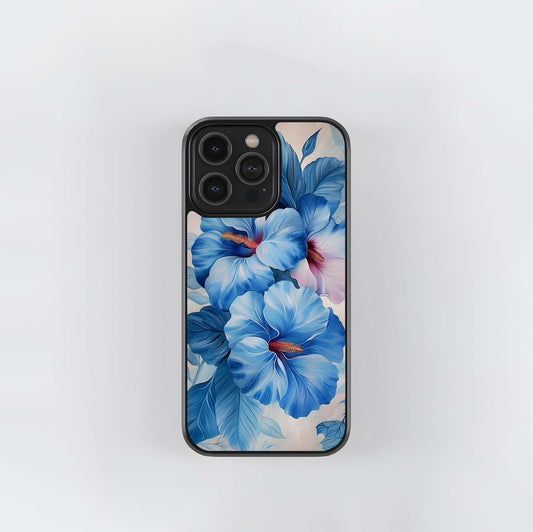 Ocean Hibiscus Grace Glass Case