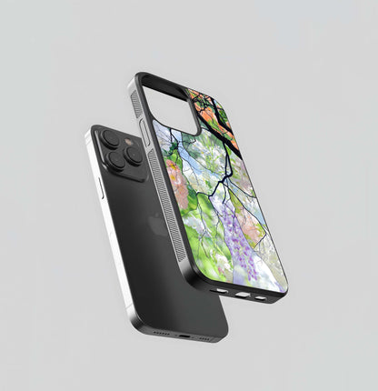 Petal Sky Whisper Glass Case