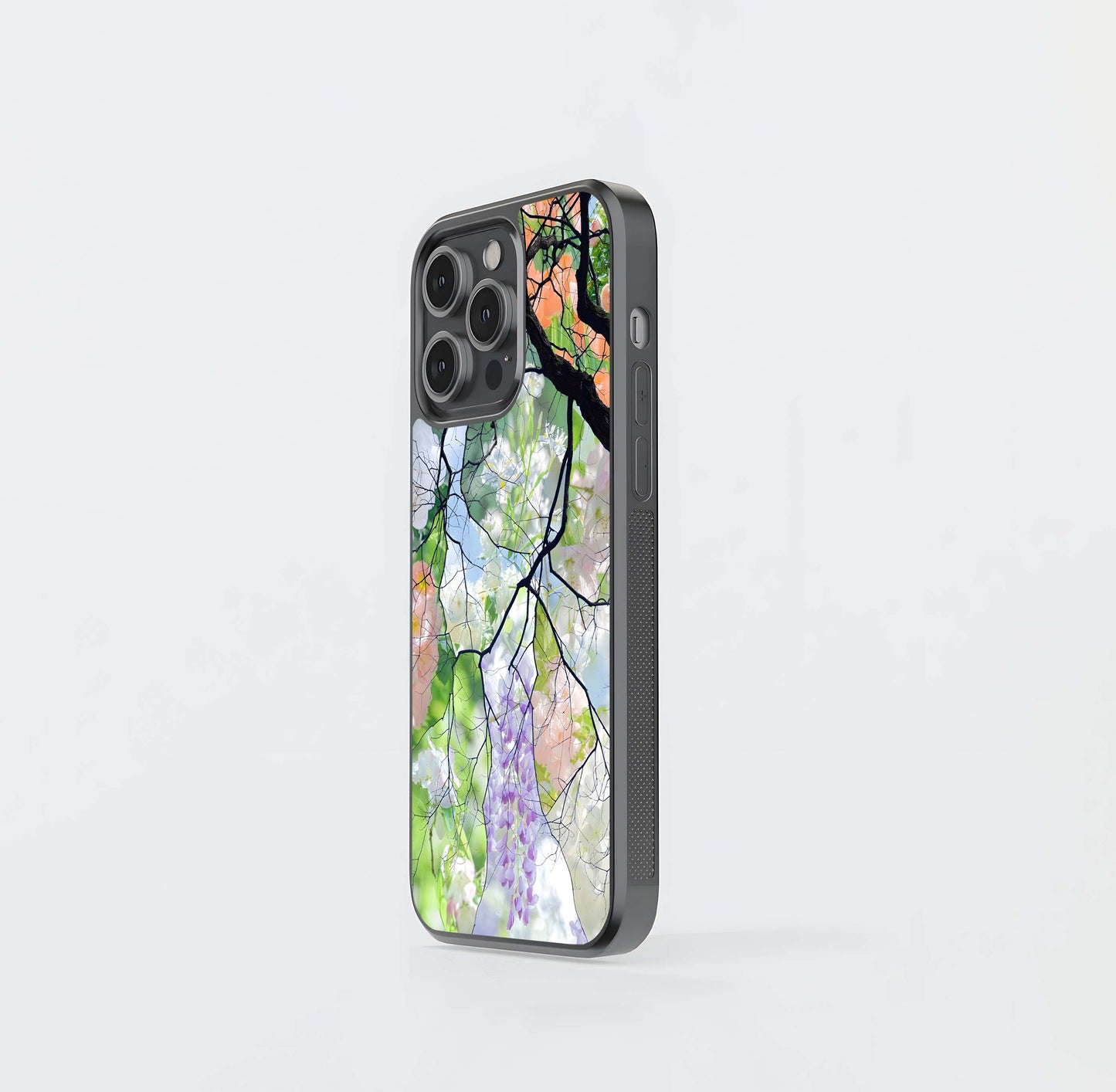 Petal Sky Whisper Glass Case