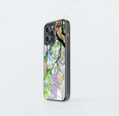 Petal Sky Whisper Glass Case