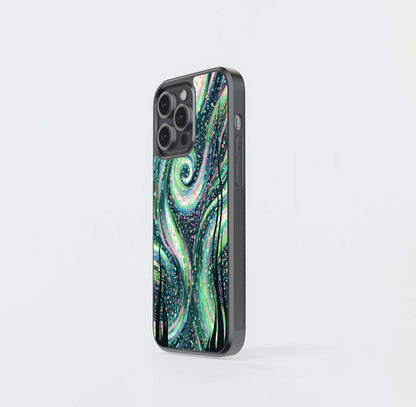 Aurora Swirl Night Glass Case