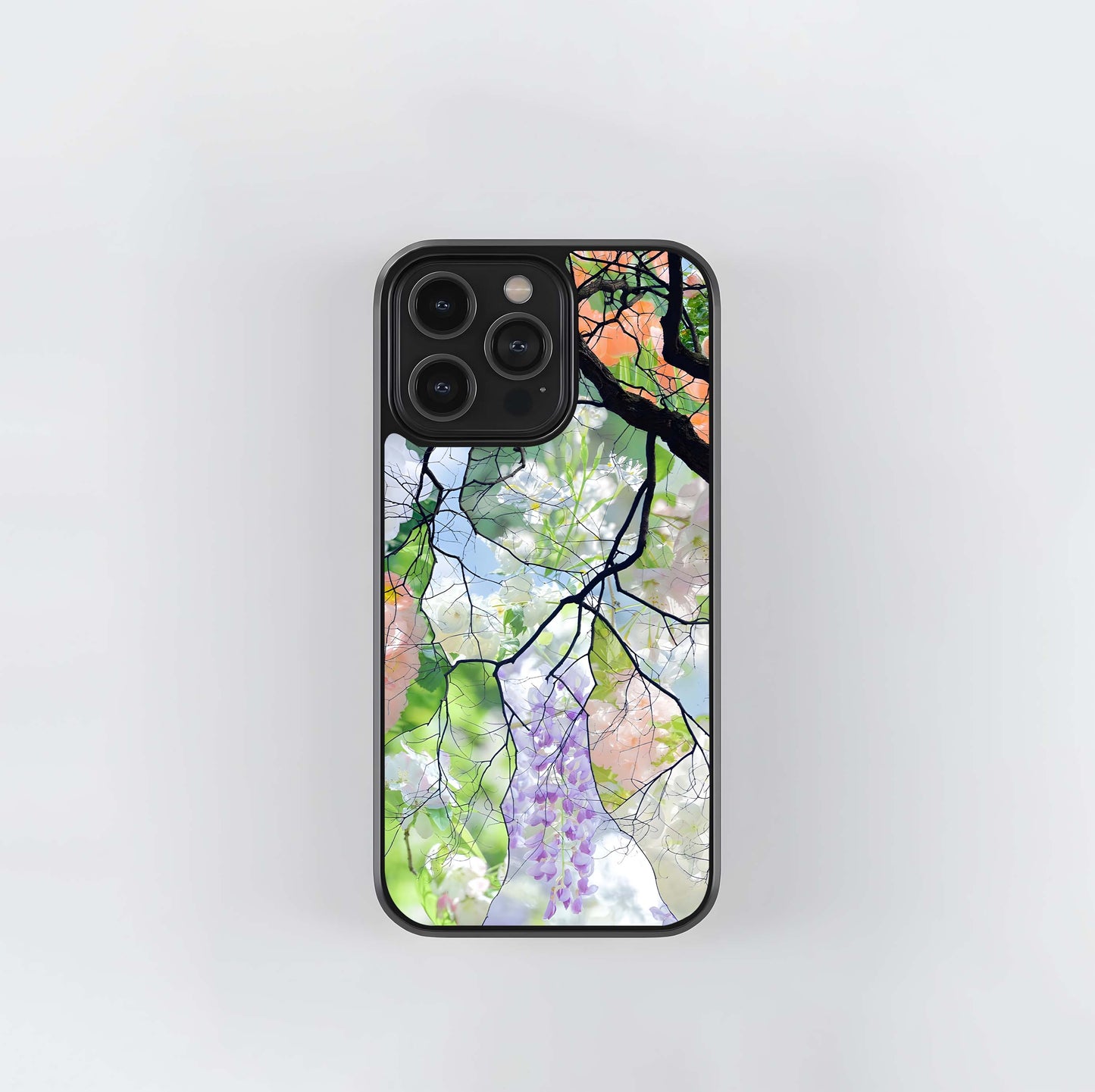 Petal Sky Whisper Glass Case