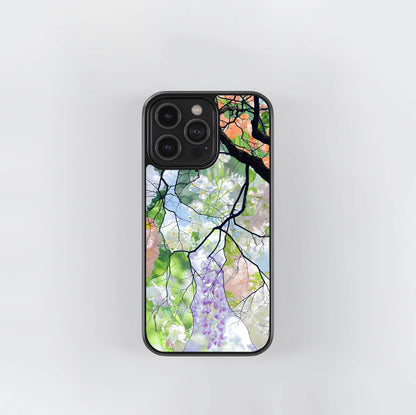 Petal Sky Whisper Glass Case