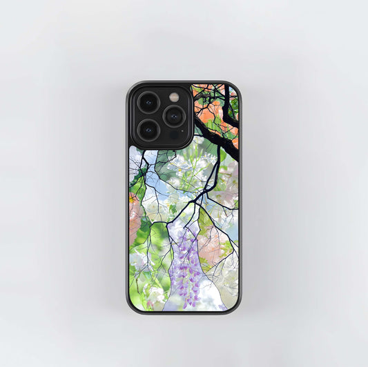 Petal Sky Whisper Glass Case