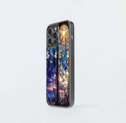 Celestial Blooming Doors Glass Cases