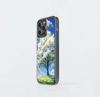 Blossom Sky Serenity Glass Case