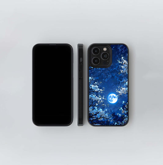 Blossom Moonlight Sky Glass Case