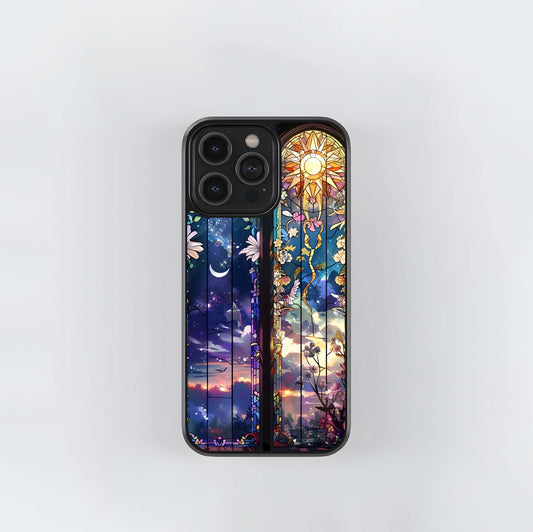 Celestial Blooming Doors Glass Cases