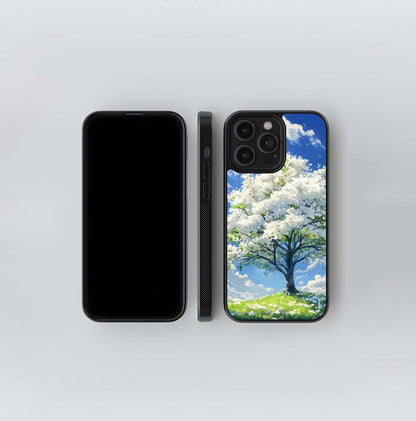 Blossom Sky Serenity Glass Case
