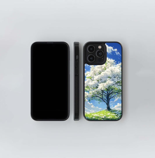 Blossom Sky Serenity Glass Case