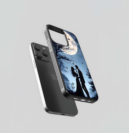 Midnight Butterfly Waltz Glass Case