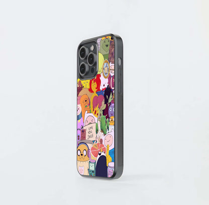 Adventure Time Animated Glass Case