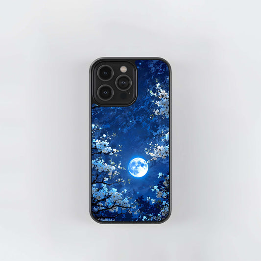 Blossom Moonlight Sky Glass Case