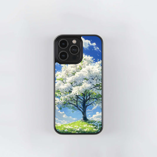 Blossom Sky Serenity Glass Case