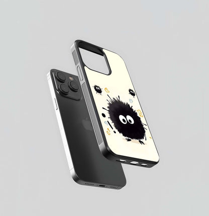 Cute Fuzzy Monsters Glass Case