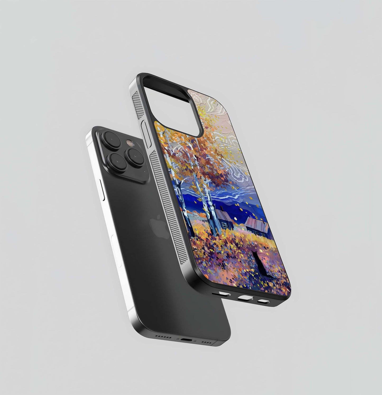 Autumn Cabin Dream Glass Case