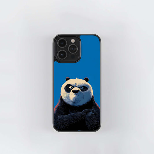 Grumpy Po the Panda Glass Case