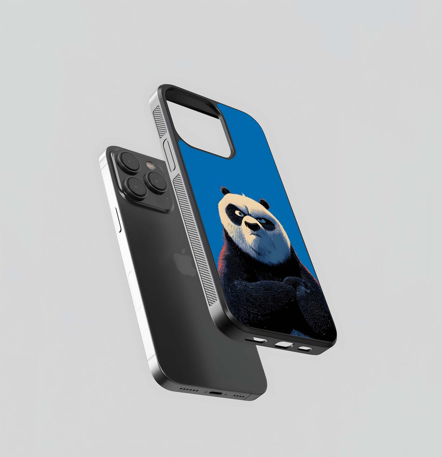 Grumpy Po the Panda Glass Case